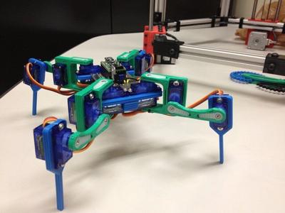 3DOF Mini Quadruped