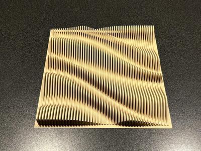 Organic sand wave wall art