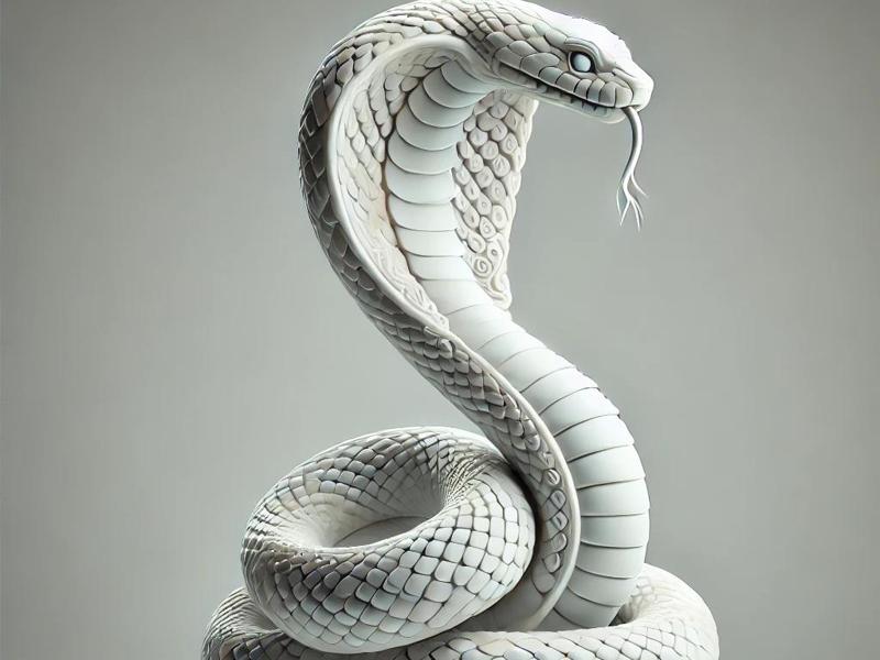 Snake statue