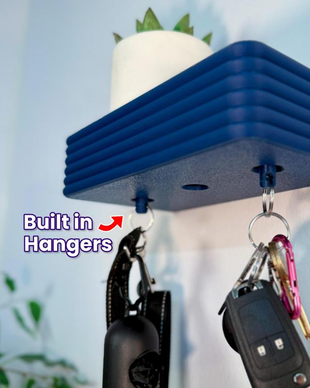 Gravity Shelf - Floating Shelf with Hidden Hangers