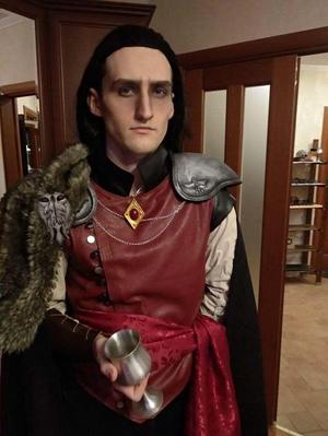 Strahd Cosplay Shoulderpads and Accessories