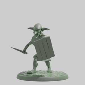 Goblin With Dagger And Shield