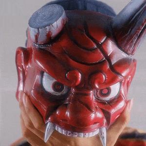 Street Fighter 6 - Akuma Mask - Oni Hannya Samurai Ghost Mask - Anime, Video Game, Props, Cosplay
