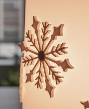 Snowflake Lamp Shade Magnets