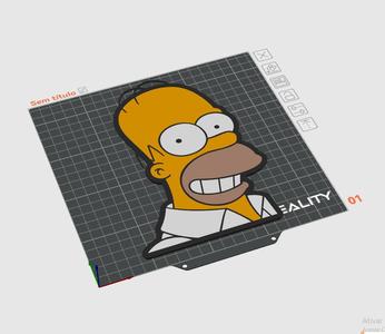 Homer Simpson - LIGHTBOX - LAMP