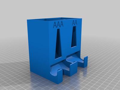 Battery dispenser AA and AAA remix