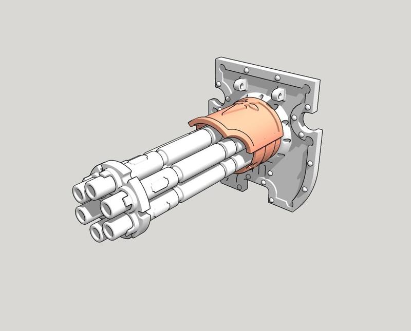 Dominion Crusader MK3 - Gatling gun