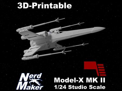 Model-X MK II 1-24 Studio Scale Red 5 -