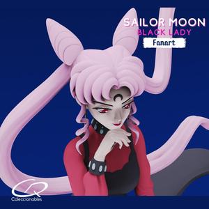 Sailor moon - Black Lady figure