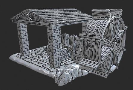 OpenForge - Open-air Water Wheel Mill