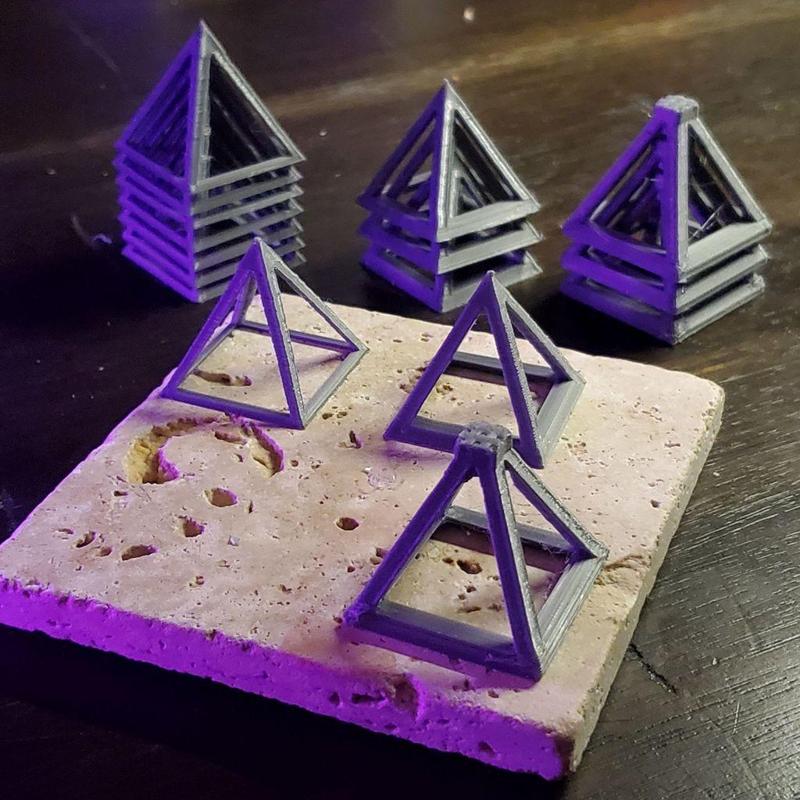 Paint Pyramids