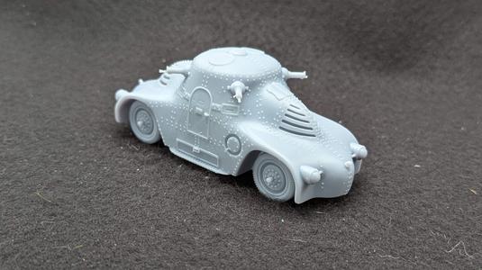 Armored car Skoda PA-II Zelva (OA vz.23, Turtle) (Czech, WW2)