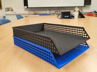 Hexagonal A4 Desk Tray