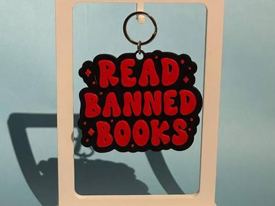 Read Banned Books Keychain