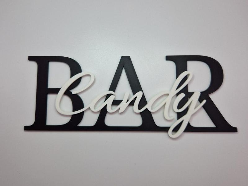 Candy-Bar Sign