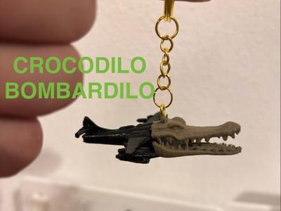 Crocodilo Bombardilo keychain in two colors