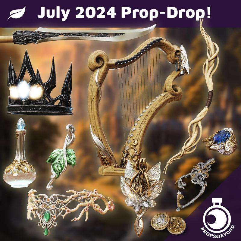 July 2024 Prop Drop - Elven Treasures