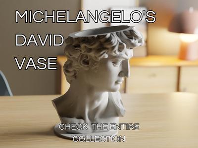 David by Michelangelo Vase