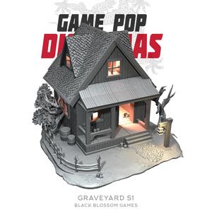 DRM020 Graveyard S1 Diorama :: Game Pop Dioramas :: Black Blossom Games