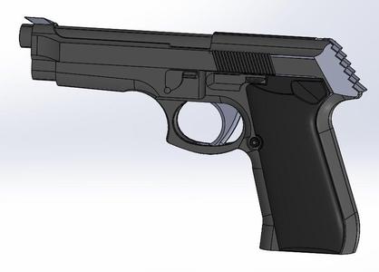 Rubber gun - beretta