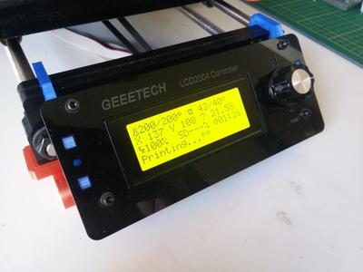 LCD Screen Mount for GEEETech i3 Pro B