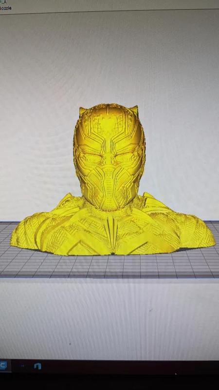 Bust black panther   