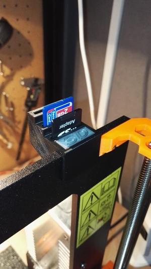 Sd card holder Prusa i3 MK2