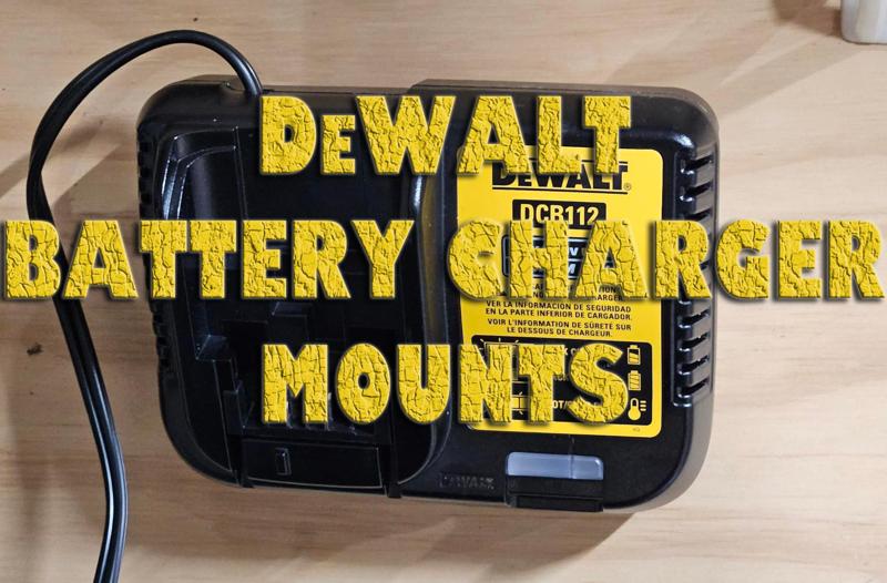 Dewalt Battery Charger Mounts