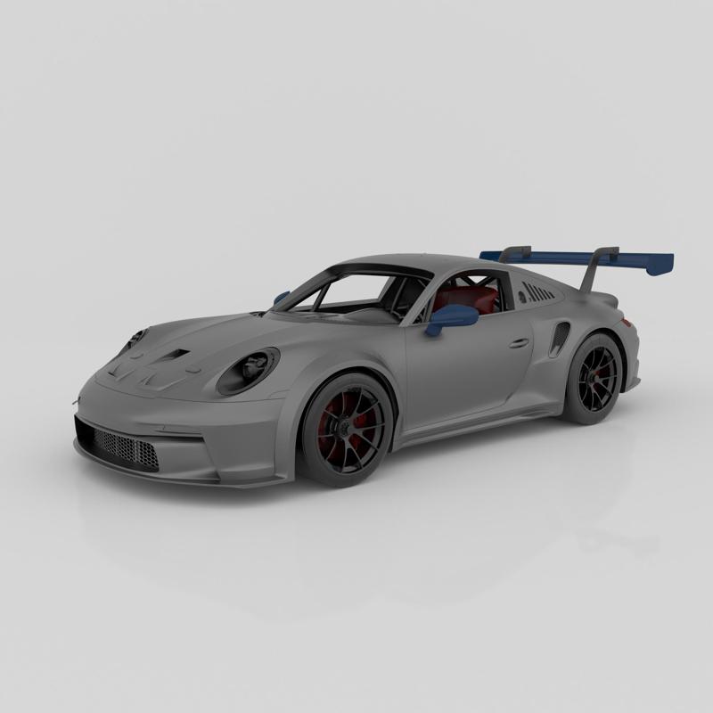 Racing Car 911 GT3 2021 Motorsport Ready to Print STL Files
