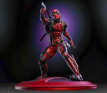 Deadpool statue