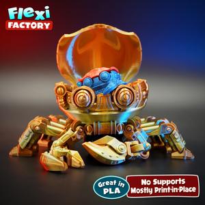 Flexi Factory Cyber Crab (box) 3mf included!