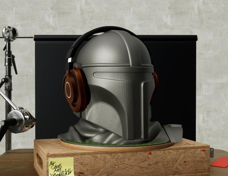 The Mandalorian Headset Stand / Holder