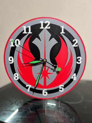 Starwars Jedi Clock