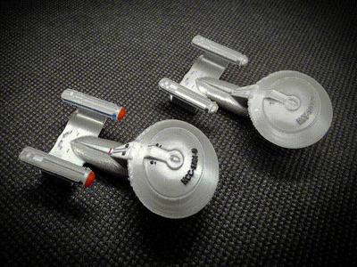 Tiny USS Enterprise (NCC-1701-D) Galaxy-class starship 