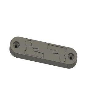 Magnetic Gun Mount  for Vehicle and Home