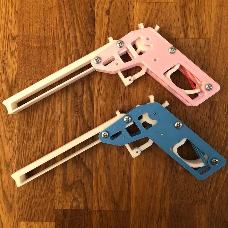 Rubber band gun (6 shots)