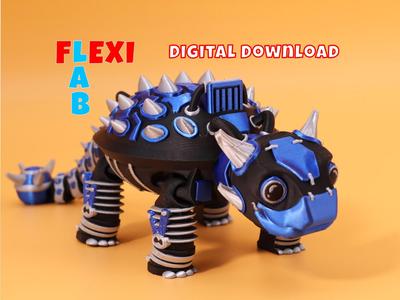 Flexi Dino Robot Ankylosaurus Dinosaur Toy