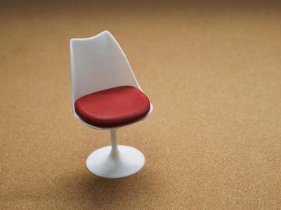 1:12 Scale Dollhouse Tulip Side Chair (Standard Model)