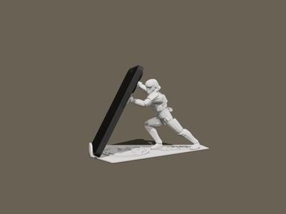 Phone holder Star Wars storm trooper / Handy Halter Star Wars Storm Trooper 