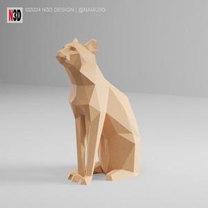 Low poly Egyptian cat | OFFICE AND HOME DECOR