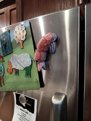 Bio Mechanical Piranha Magnet - flexi fidget toy - print in place