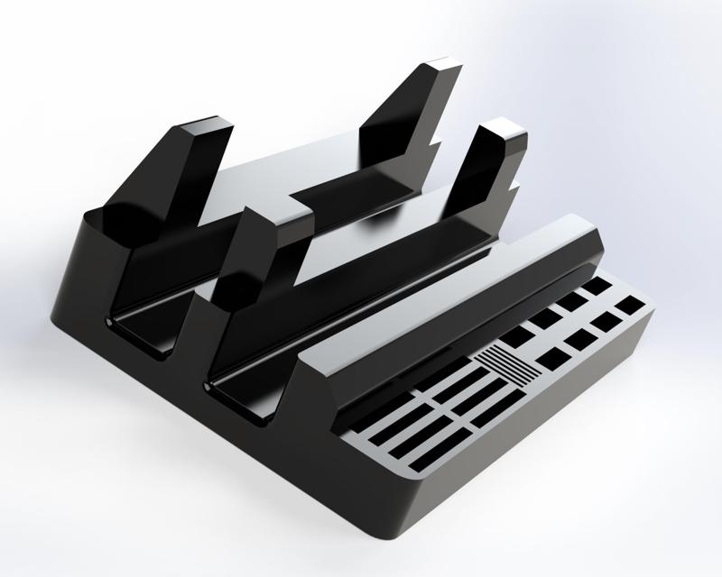 Laptop and tablet desk stand