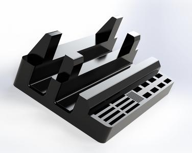 Laptop and tablet desk stand