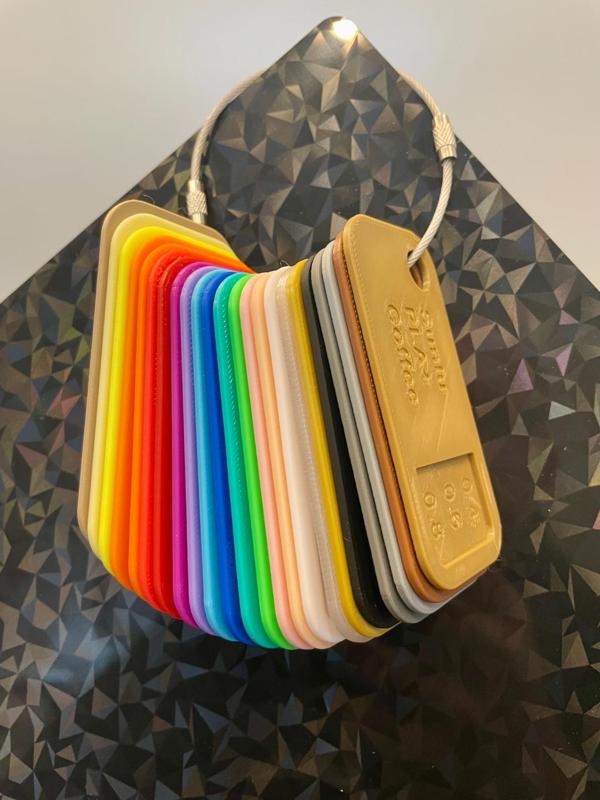 Filament Sample Swatches Sunlu Redline PLA PLA+