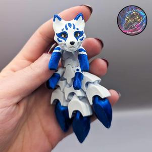 Baby Flexi Kitsune Keychain