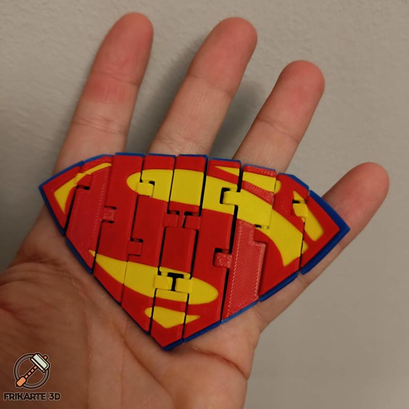 Articulated Superman Man of Steel Logo