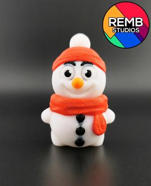  Flexi Snowman | Print in Place | NO Support | Christmas Design