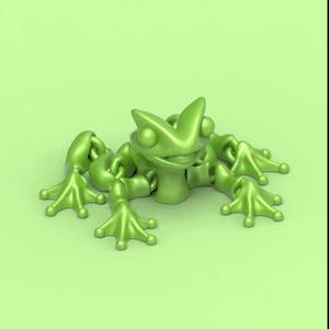ARTICULATED FROG 001 | STL File 
