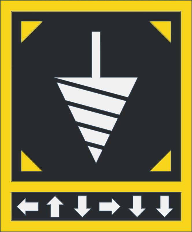 Helldivers 2 Stratagem Plaque (Hive Breaker Drill)