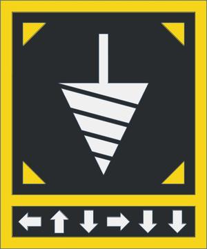 Helldivers 2 Stratagem Plaque (Hive Breaker Drill)